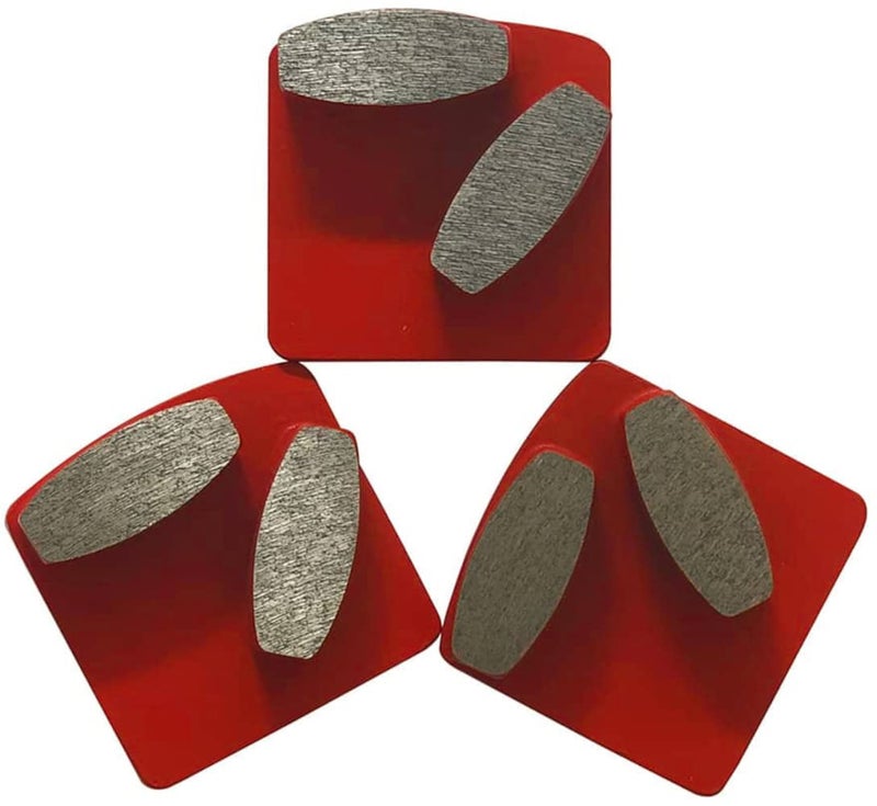 EDiamondTools Diamond Concrete Grinding Discs for Husqvarna Redi-Lock, Medium Bond, Set of 3, 30/40 Grit - Image 1